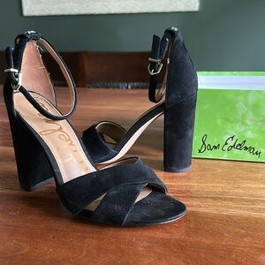 Sam Edelman| Black Suede Heel